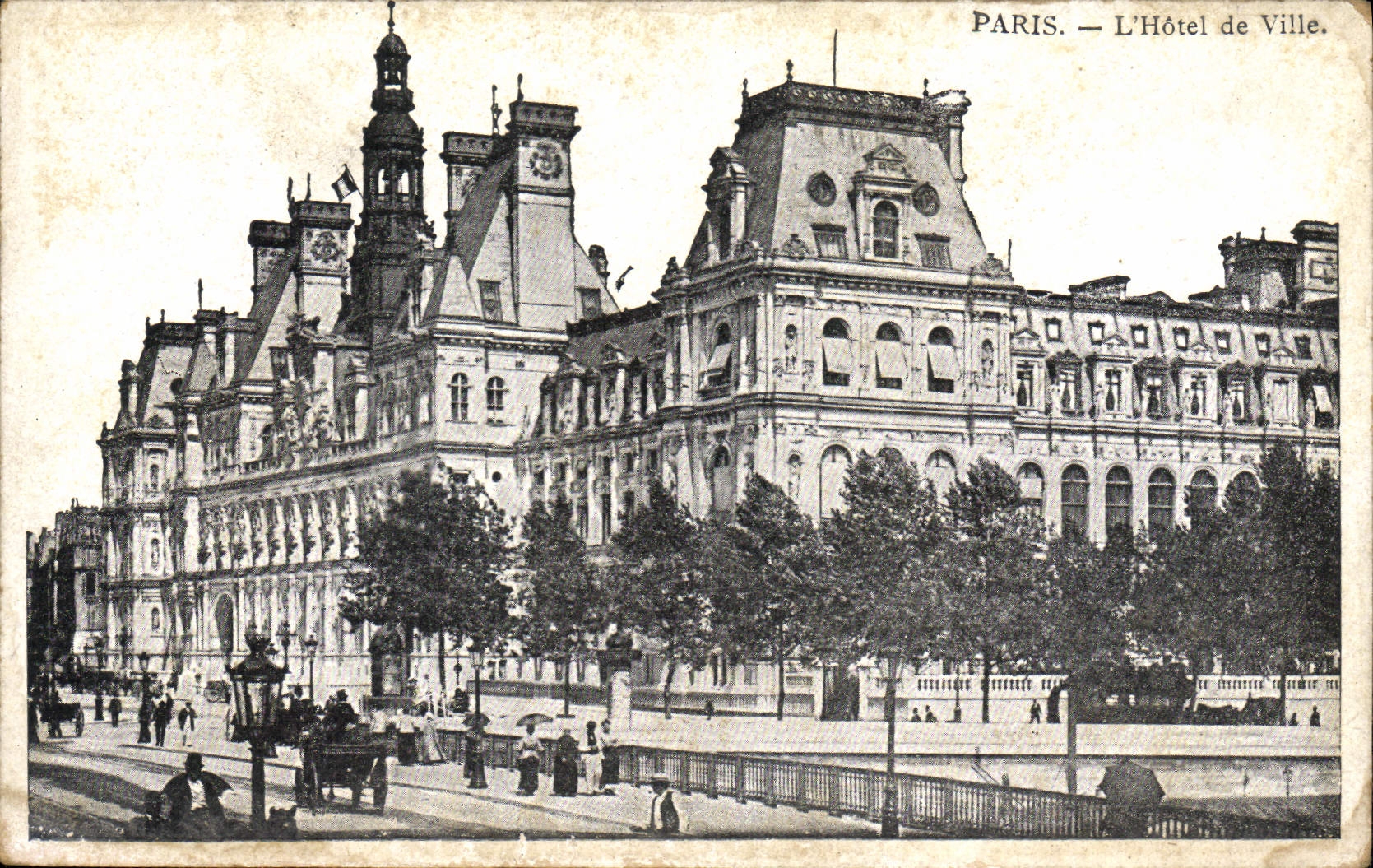 CPA Paris l'hotel de Ville 