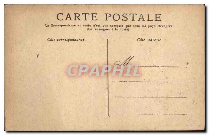 CPA Paris l'hotel de Ville  — Rückseite