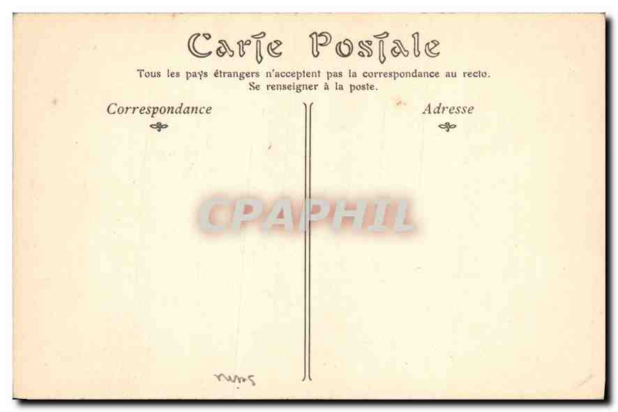 CPA Abbaye de Saint Denis Galerie et Chapelle de la Crypte  — Verso