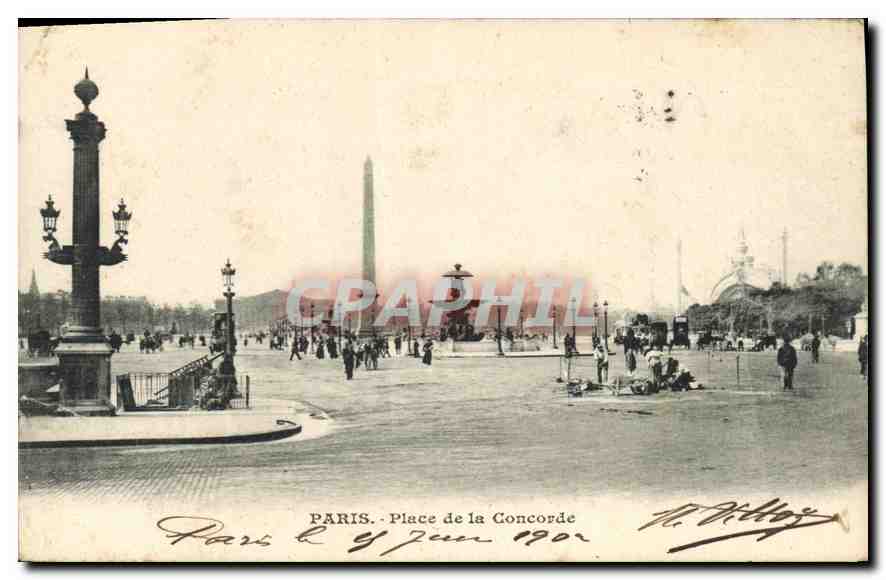 CPA Paris Place de la Concorde 