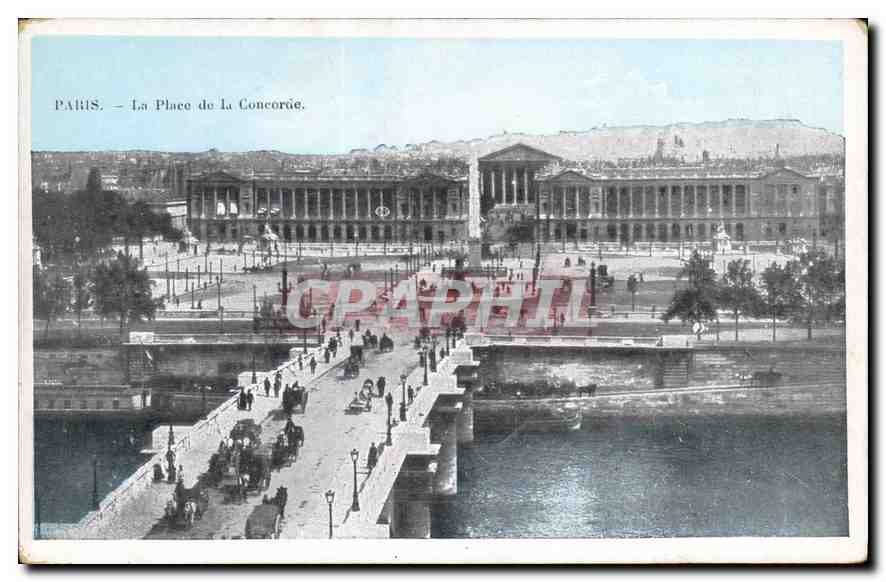 CPA Paris la Place de la Concorde 