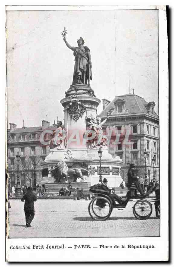 CPA Collection Petit Juornal Paris Place de la Republique 