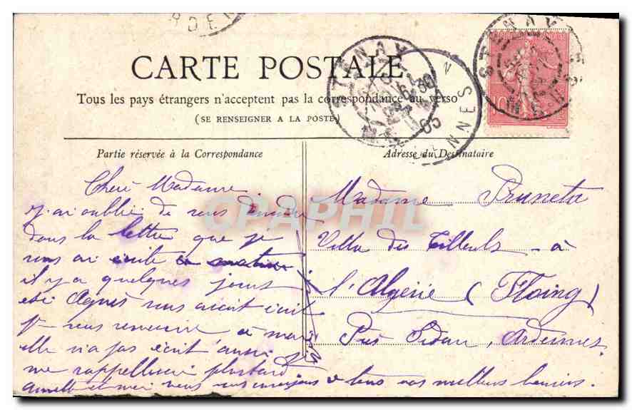 CPA Collection Petit Juornal Paris Place de la Republique  — Rückseite