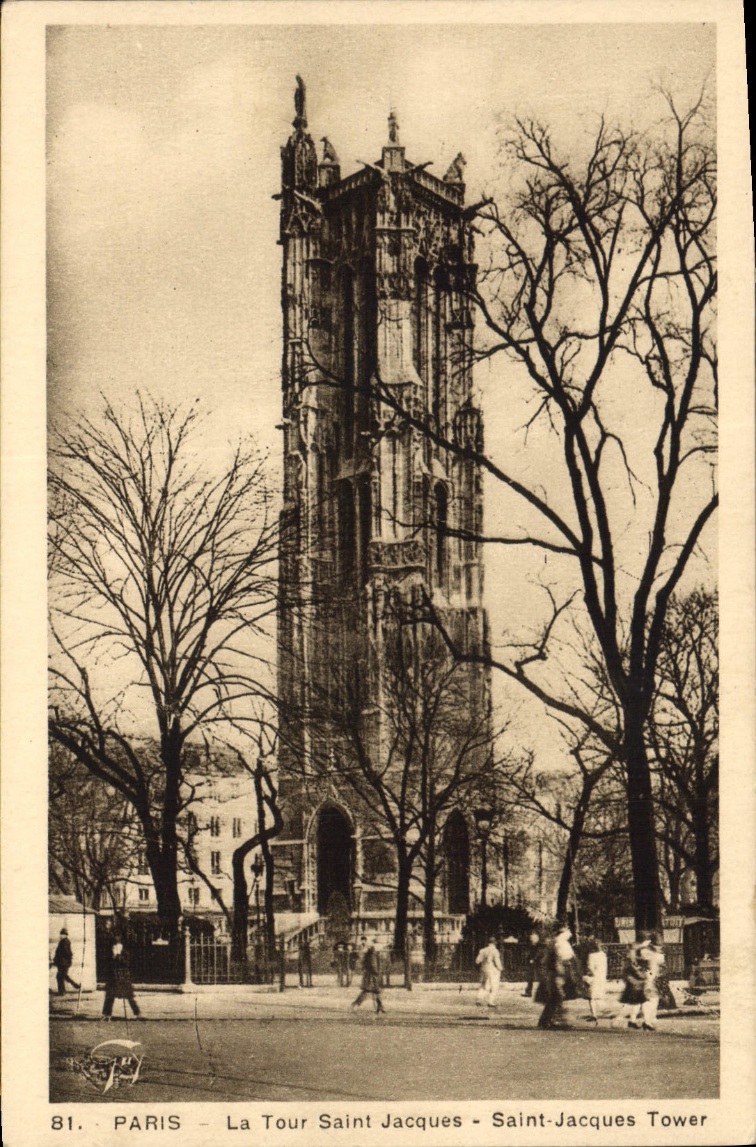 CPA Paris La Tour Saint Jacques 