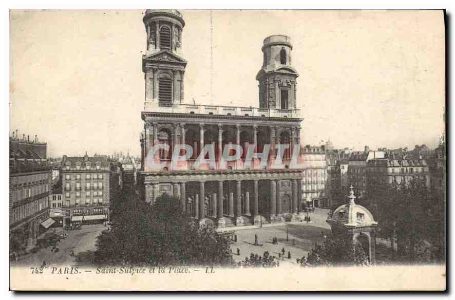 CPA Paris Saint Sulpice et la Place 