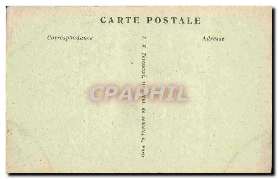 CPA Paris Eglise de la Trinite  — Rückseite