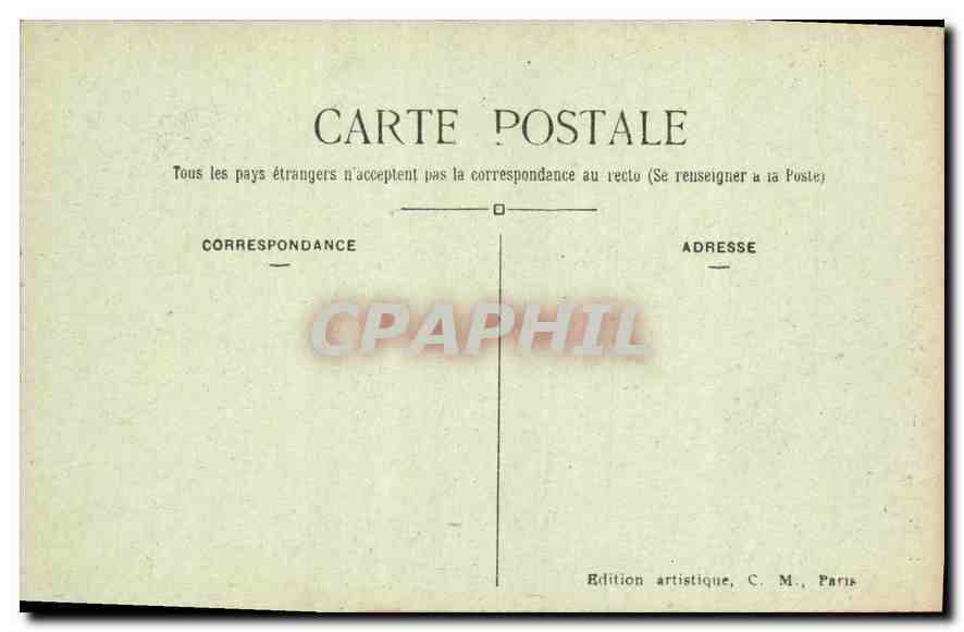 Paris — Église Notre-Dame — Édition artistique, C. M. — Verso