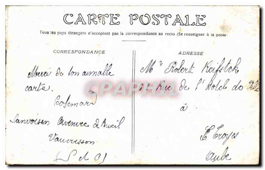 CPA Paris Tombeau de Napoleon  — Verso
