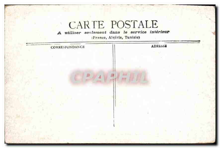 CPA Paris Eglise St Vincent de Paul  — Verso