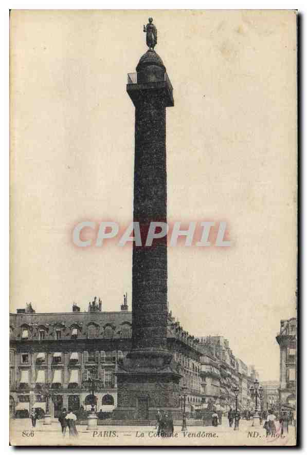 CPA Paris La Colonne Vendome 