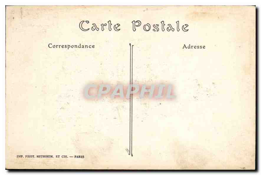 CPA Paris La Colonne Vendome  — Verso