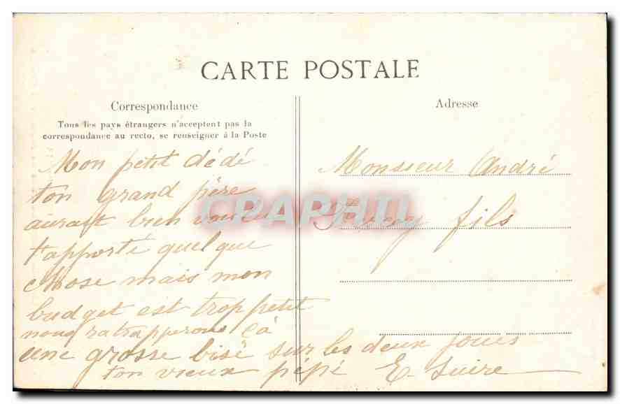 CPA Paris Chapelle Commemorative du Bazar de la Charite  — Verso