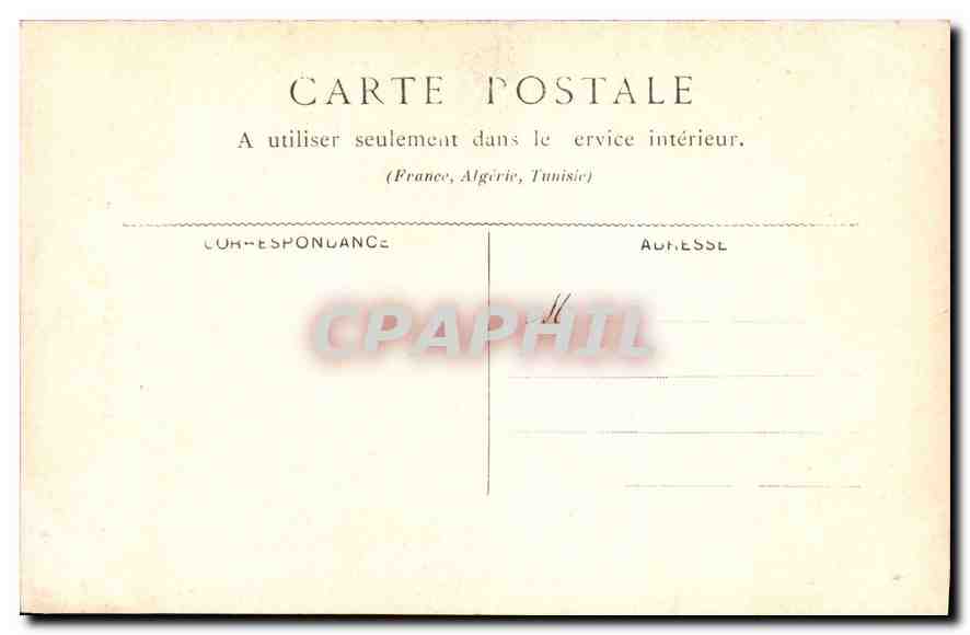 CPA Paris Place de la Republique  — Rückseite