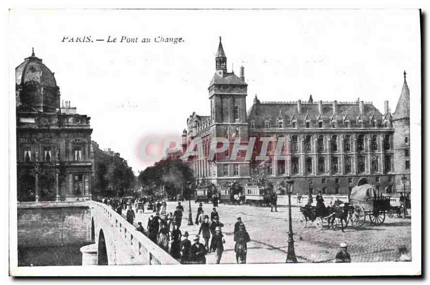 CPA Paris Le Pont au Change 
