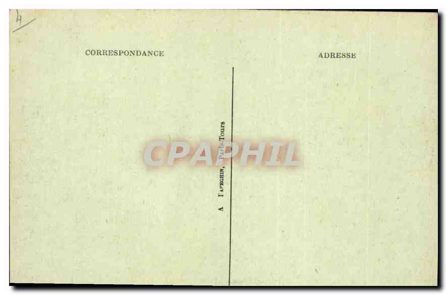 CPA Paris Le Pantheon et la Rue Soufflot  — Rückseite