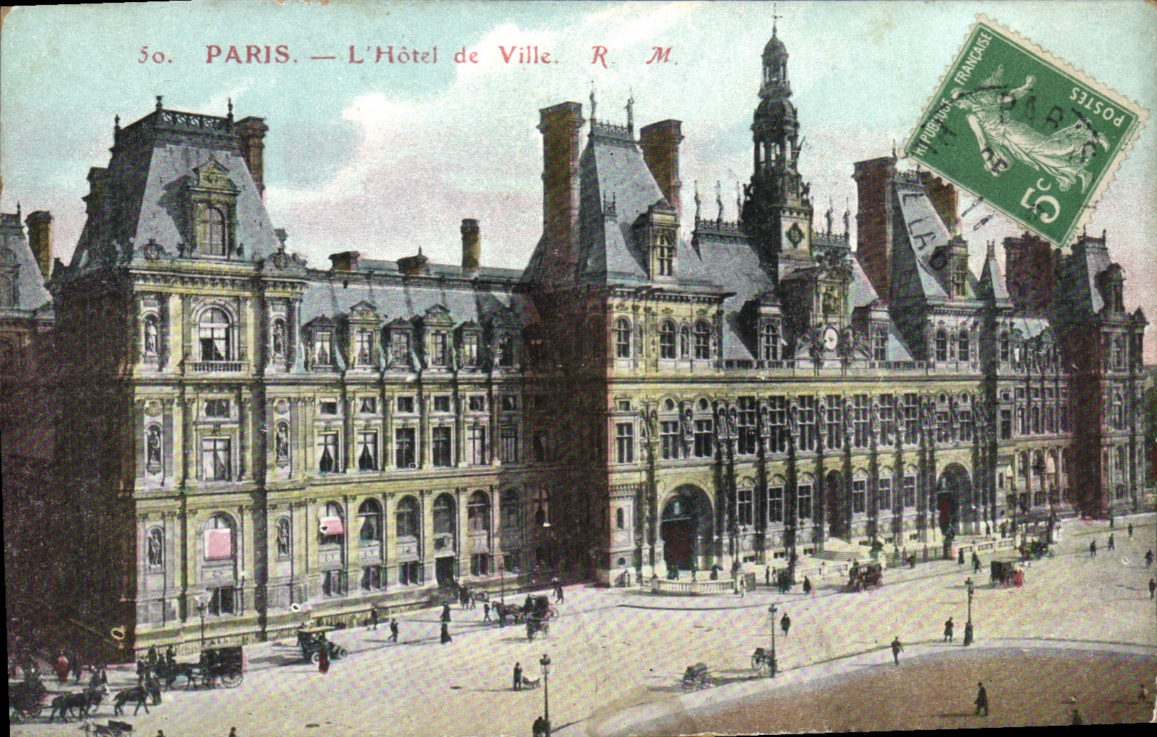 CPA Paris L'Hotel de Ville 