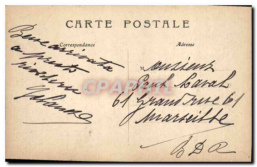CPA Paris L'Hotel de Ville  — Rückseite