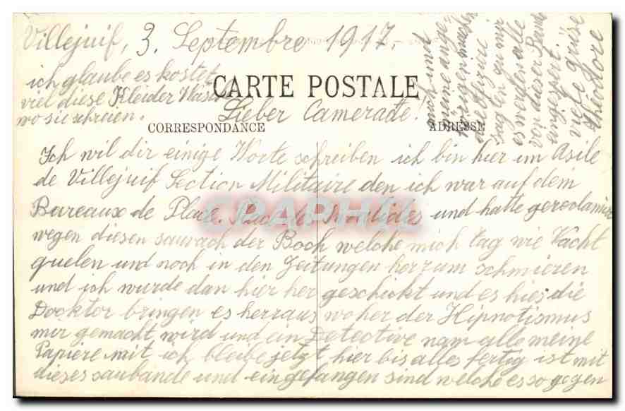 CPA Paris Le Bois de Boulogne La Cascade  — Verso
