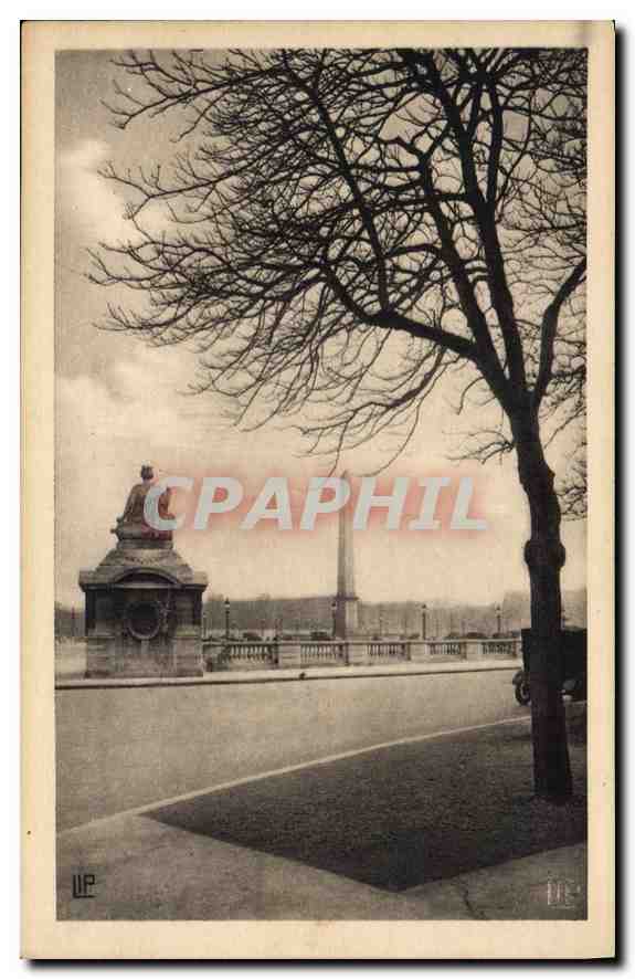 CPA Paris La Place de la Concorde et l'Obelisque de Louqsor 