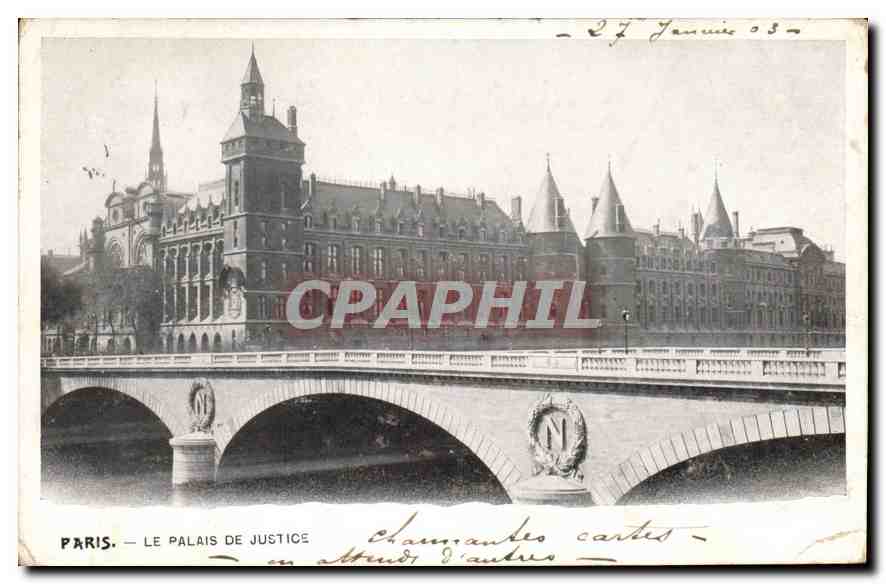 CPA Paris Le Palais de Justice 
