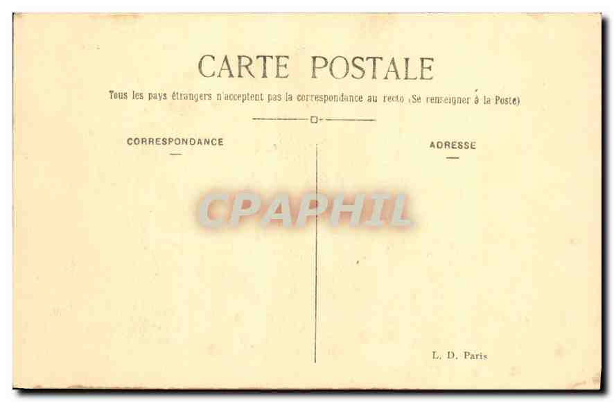 CPA Paris Bois de Boulogne La Pointe de l'Ile et le Lac  — Rückseite