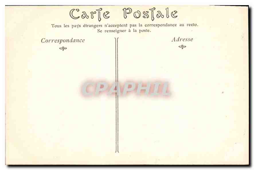 CPA Paris Couvent de Saint Thomas Chapelle Saint Expedit  — Verso