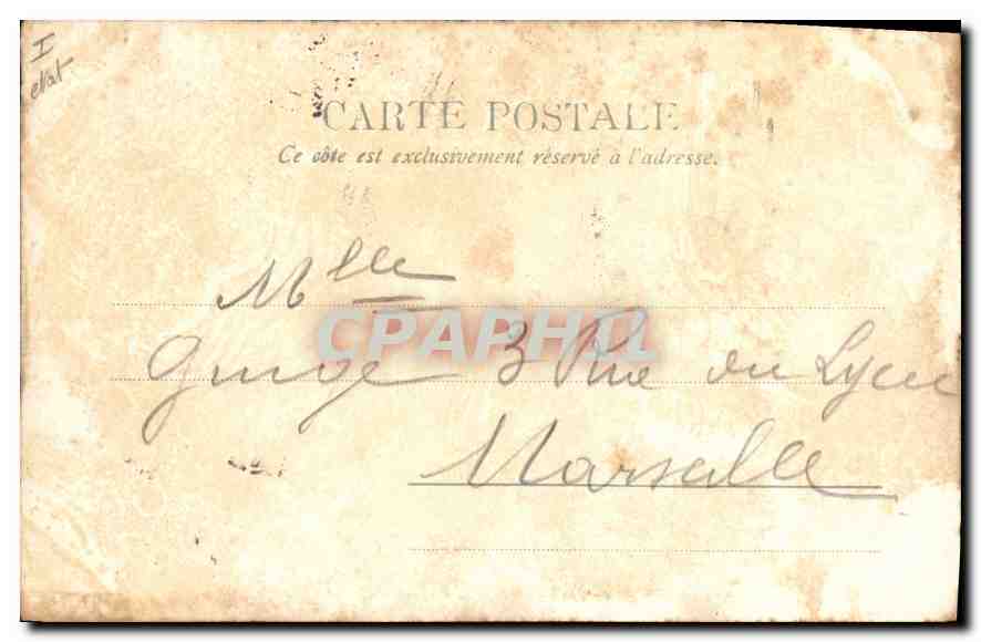 CPA Paris Rue Monge et St Nicolas de Chardonnet — Rückseite