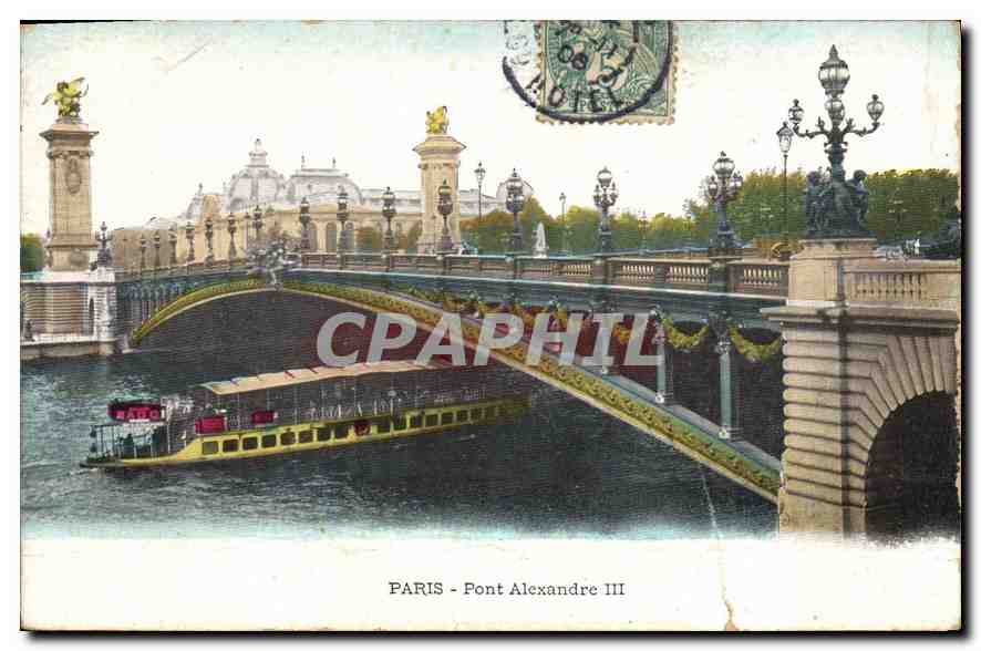 CPA Paris Pont Alexandre III 