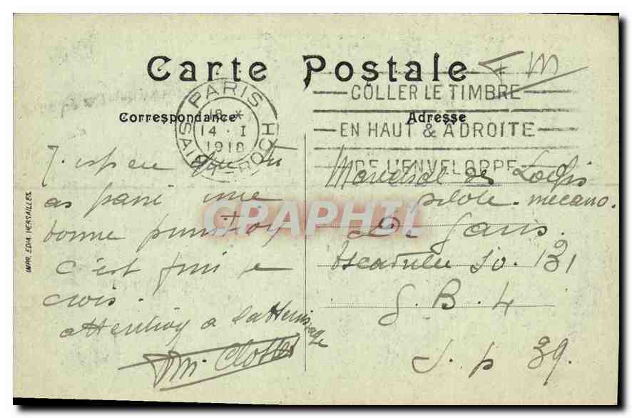 CPA Paris Les Buttes Chaumont Le Pont suspendu  — Rückseite