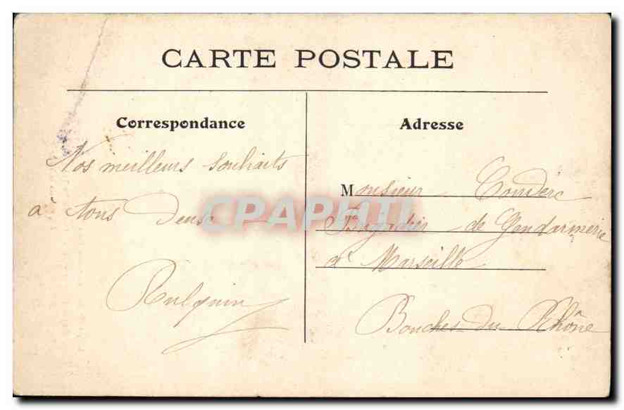CPA Paris Historique Vieille Tour datat de Philippe le Bel  — Rückseite