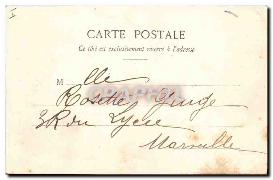 CPA Paris La Chambre des Deputes  — Rückseite