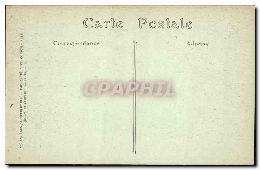 CPA Paris Notre Dame Facade la Rosace  — Rückseite