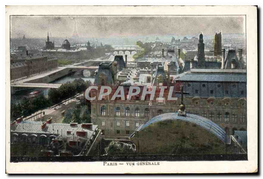 CPA Paris Vue Generale 