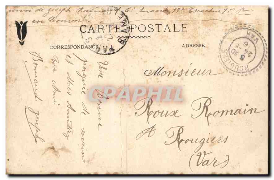 CPA Paris la Colonne de la Bastille  — Rückseite