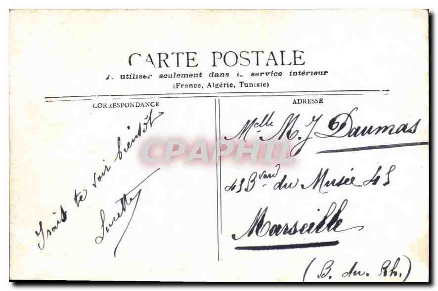 CPA Paris Boulevard Porte St Denis  — Rückseite