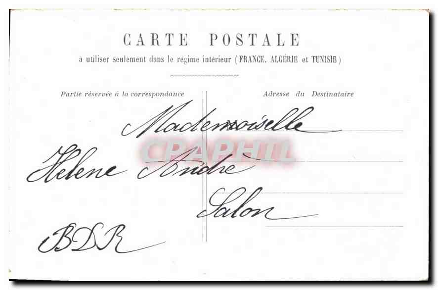 CPA Notre Dame de Paris  — Verso