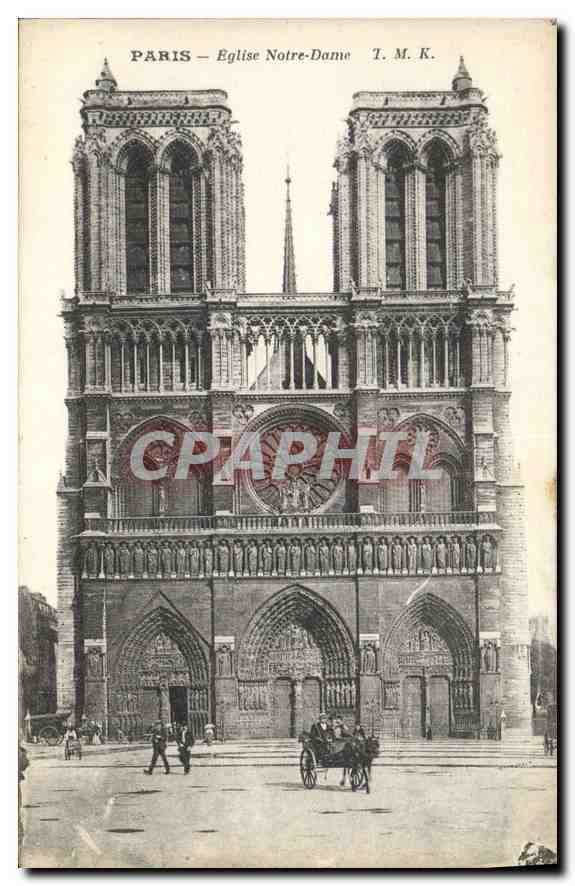 CPA Paris Eglise Notre Dame 