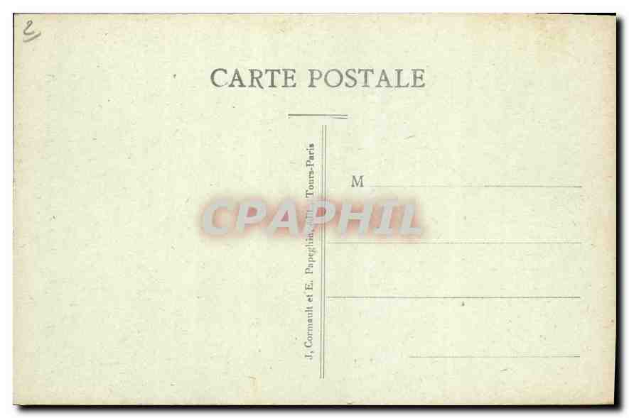 CPA Paris La Facade de Notre Dame  — Verso