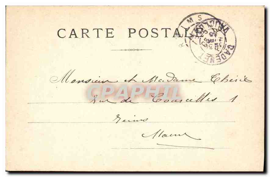 CPA Paris Le Lion de Belfort  — Rückseite