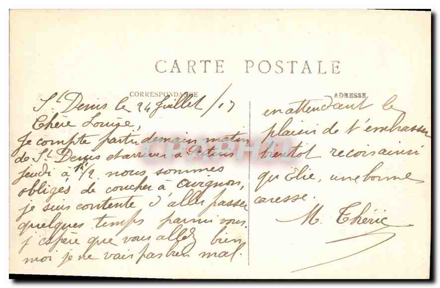 CPA Paris Le Rond point des Champs Elysees  — Rückseite