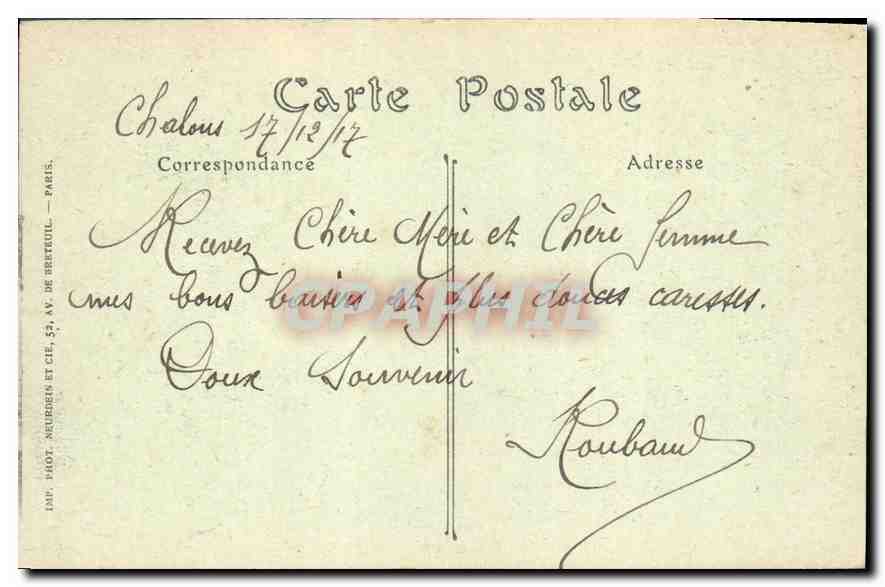 CPA Paris Fontaines jaillissantes de la Place de la Concorde  — Rückseite