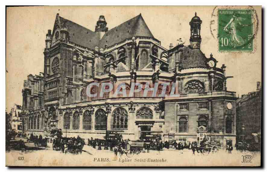 CPA Paris Eglise Saint Eustache 