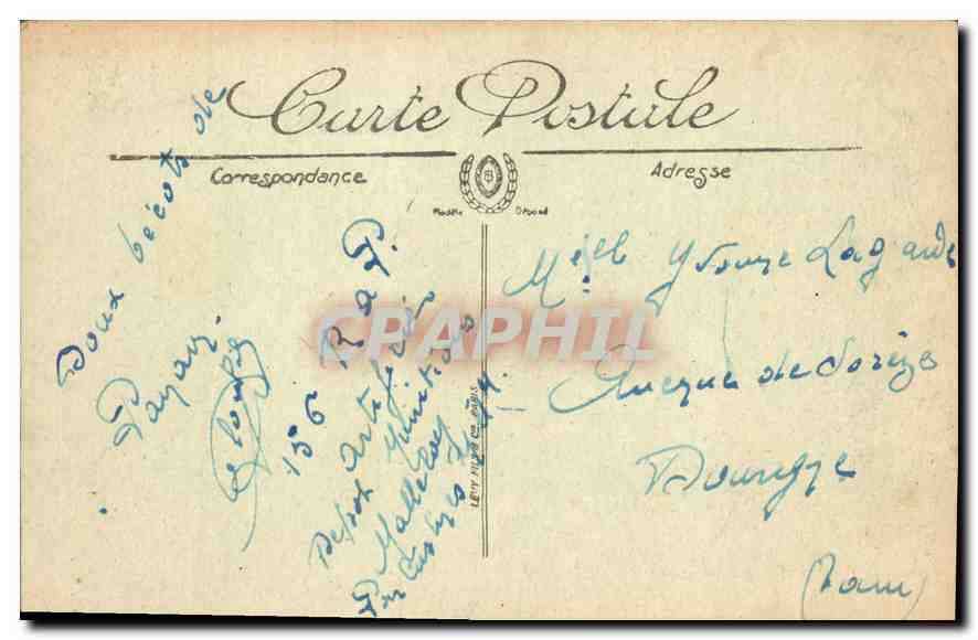 CPA Paris Le Luxembourg La Fontaine de Carpeaux  — Rückseite