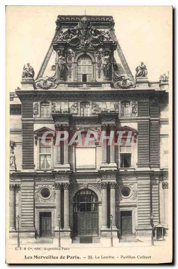 CPA Les Merveilles de Paris Le Louvre Pavillon Colbert 