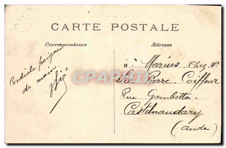 CPA Paris Le Petit Palais des Champs Elysees  — Rückseite