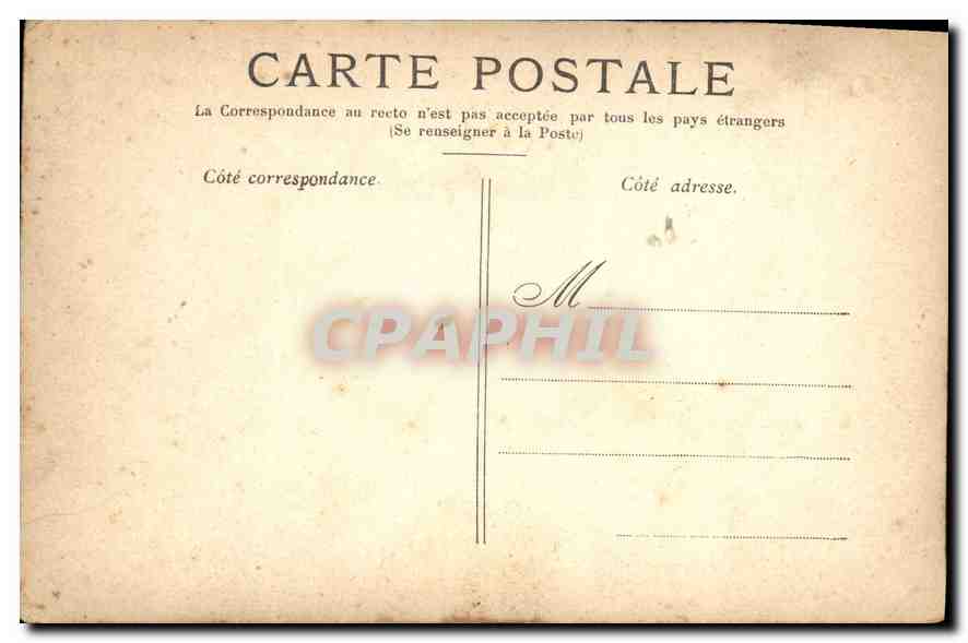 CPA Paris Jardin des Tuileries  — Rückseite