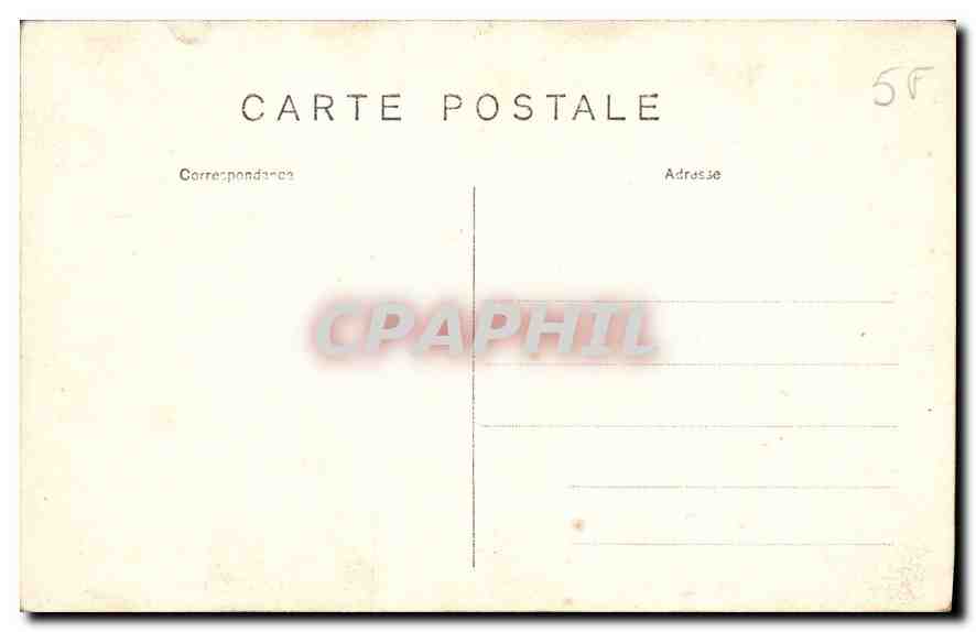 CPA Paris La Chambre des Deputes et le Pont de la Concorde  — Rückseite