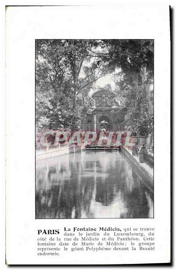 CPA Paris La Fontaine Medicis 