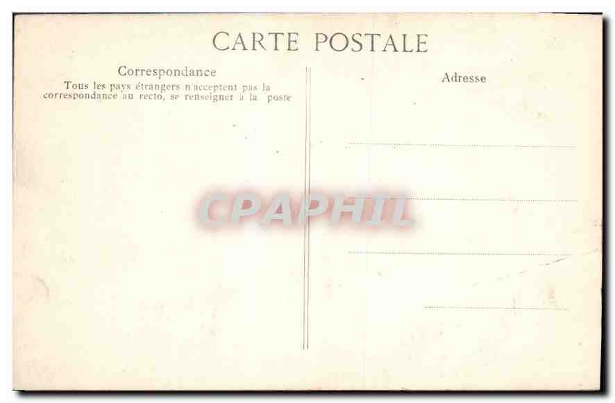 CPA Paris Panorama pris de Notre Dame  — Verso