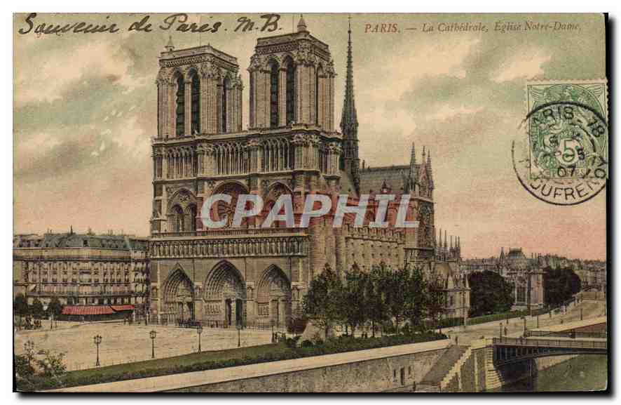 Paris — La Cathédrale, Église Notre-Dame — M.B.
